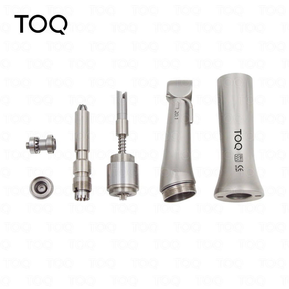 Denta Low Speed Handpiece 20:1 Implant Reduction Contra Angle Push Button Torque 80Ncm Compatible With SG20