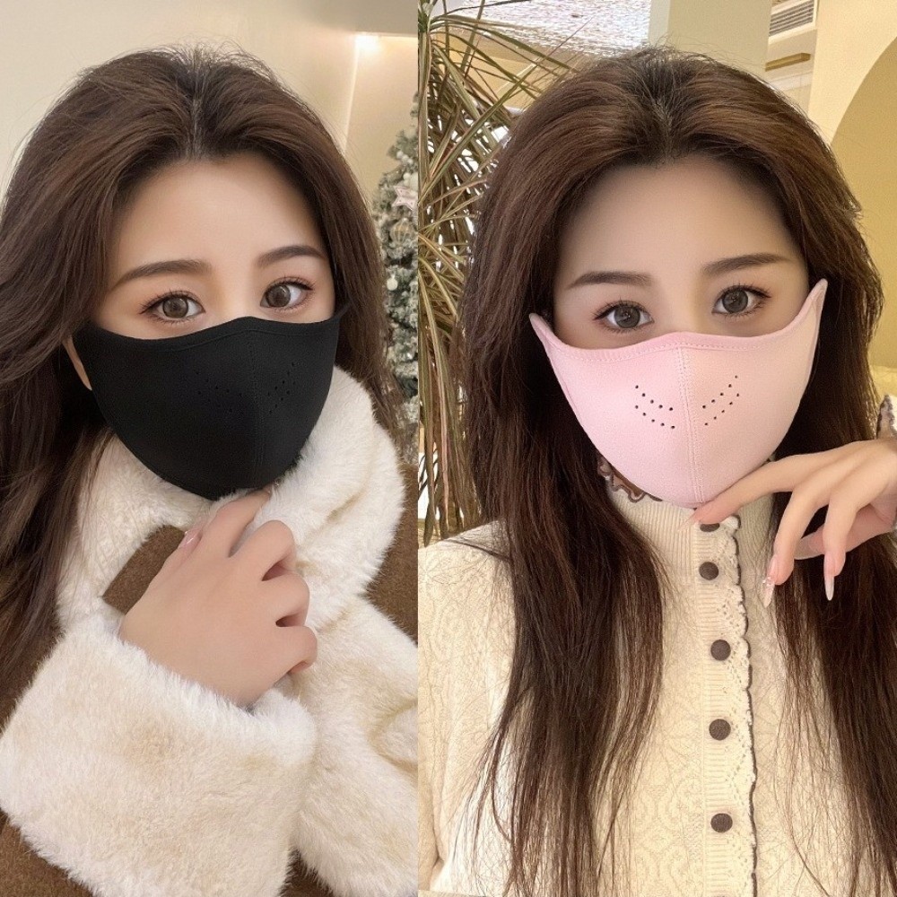 Новая дышащая теплая маска, моющаяся пылезащитная маска для лица, женская маска для лица