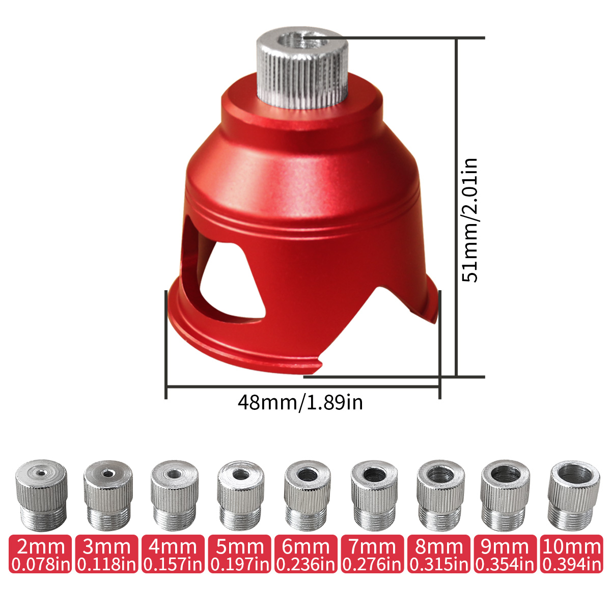 Aluminum Alloy Vertical Drill Guide Pocket Hole Jig with 3pcs/9pcs Drill Bushings 90 Degree Straight Hole Drilling Positioner