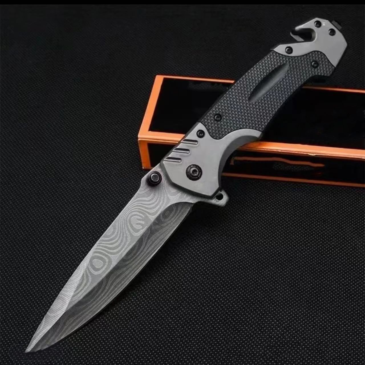 Coltello pieghevole affilato multifunzionale Coltello tascabile EDC coltello da frutta, adatto per sopravvivenza nella natura selvaggia, campeggio, pesca, caccia