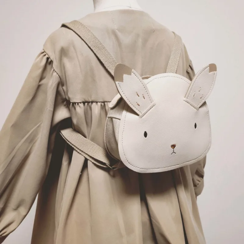 Mochila de piel sintética con dibujos animados para niños, bolsa de mensajero, accesorios de princesa, ideal para guardería