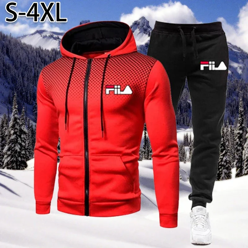 Conjuntos de sudaderas con capucha y pantalones para hombre, trajes deportivos de otoño, sudaderas informales, chándal, ropa deportiva, chaqueta deportiva informal para hombre, traje para correr, 2024