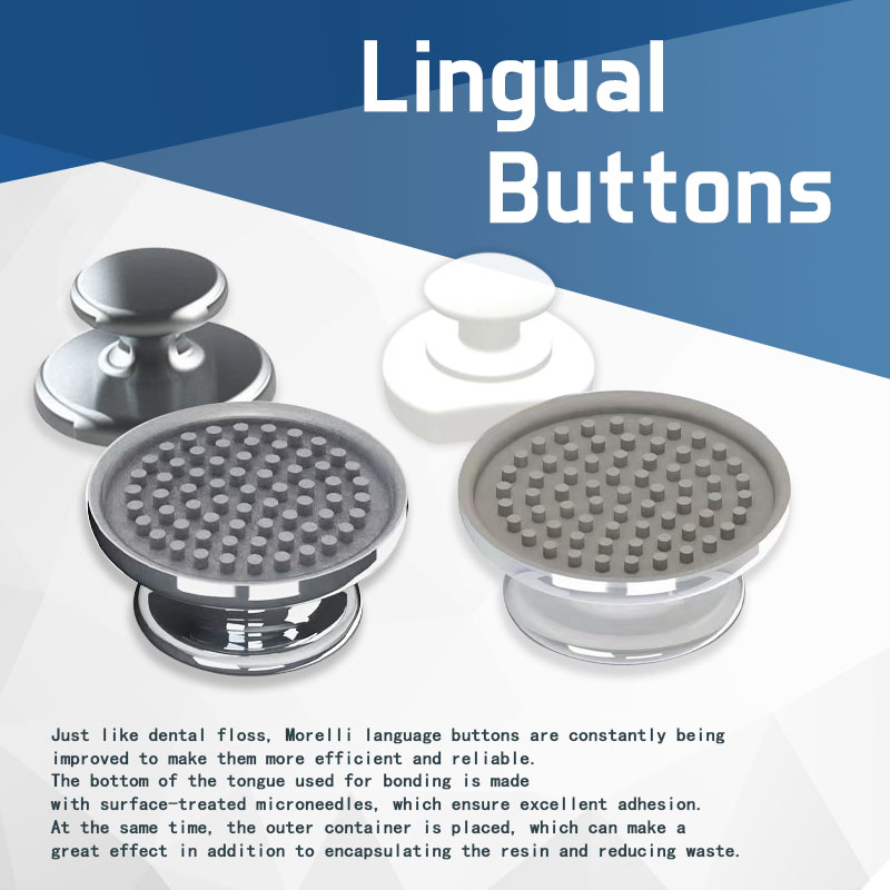 歯科矯正用リンガルボタン,歯科矯正用器具,曲げ可能な金属,抽出フック,ジュエリー素材,10個