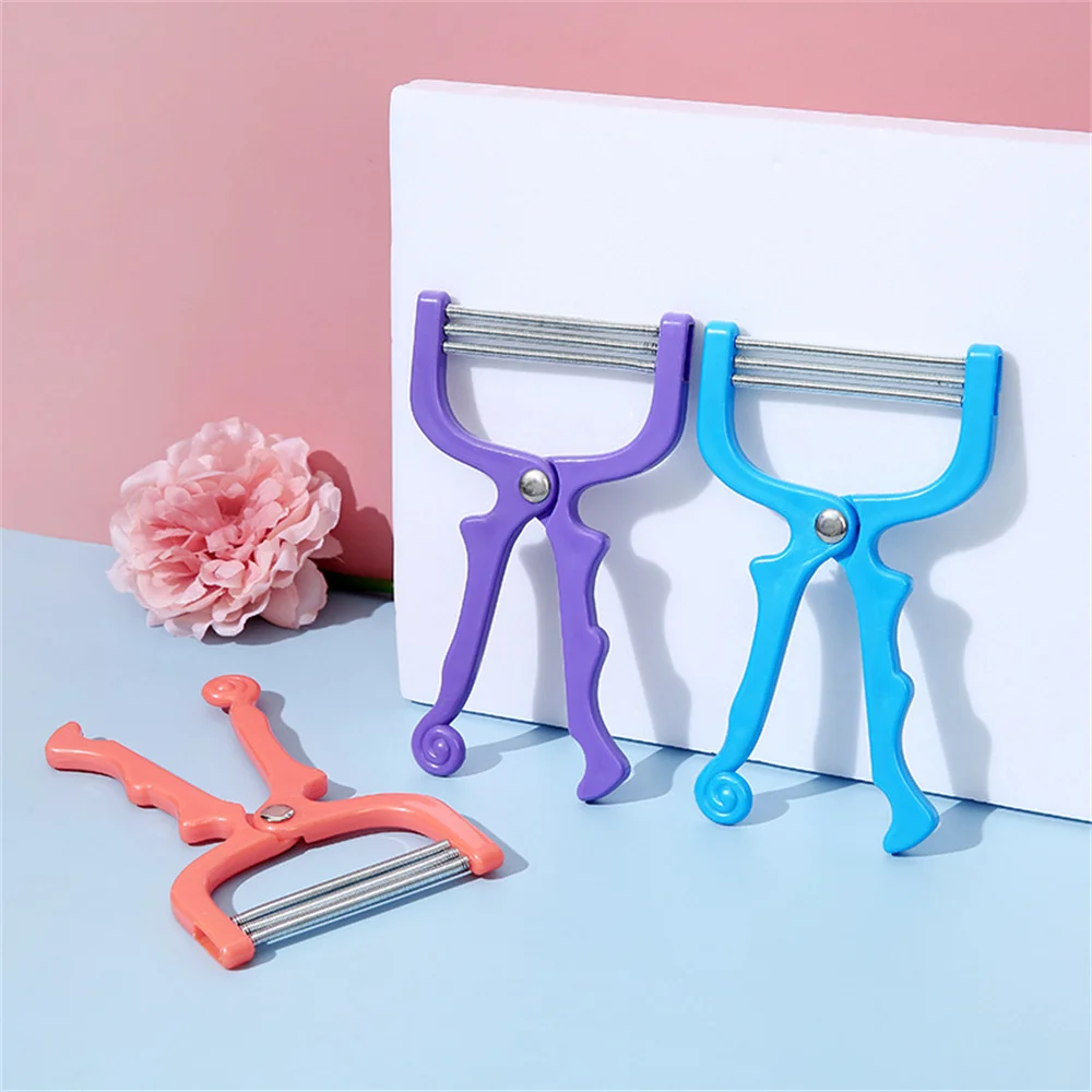 Female Face Scraper epilator Handheld Spring Roller Female Hair Mustache Hair Removal Beauty Cleaning Reusable Depilation Tools