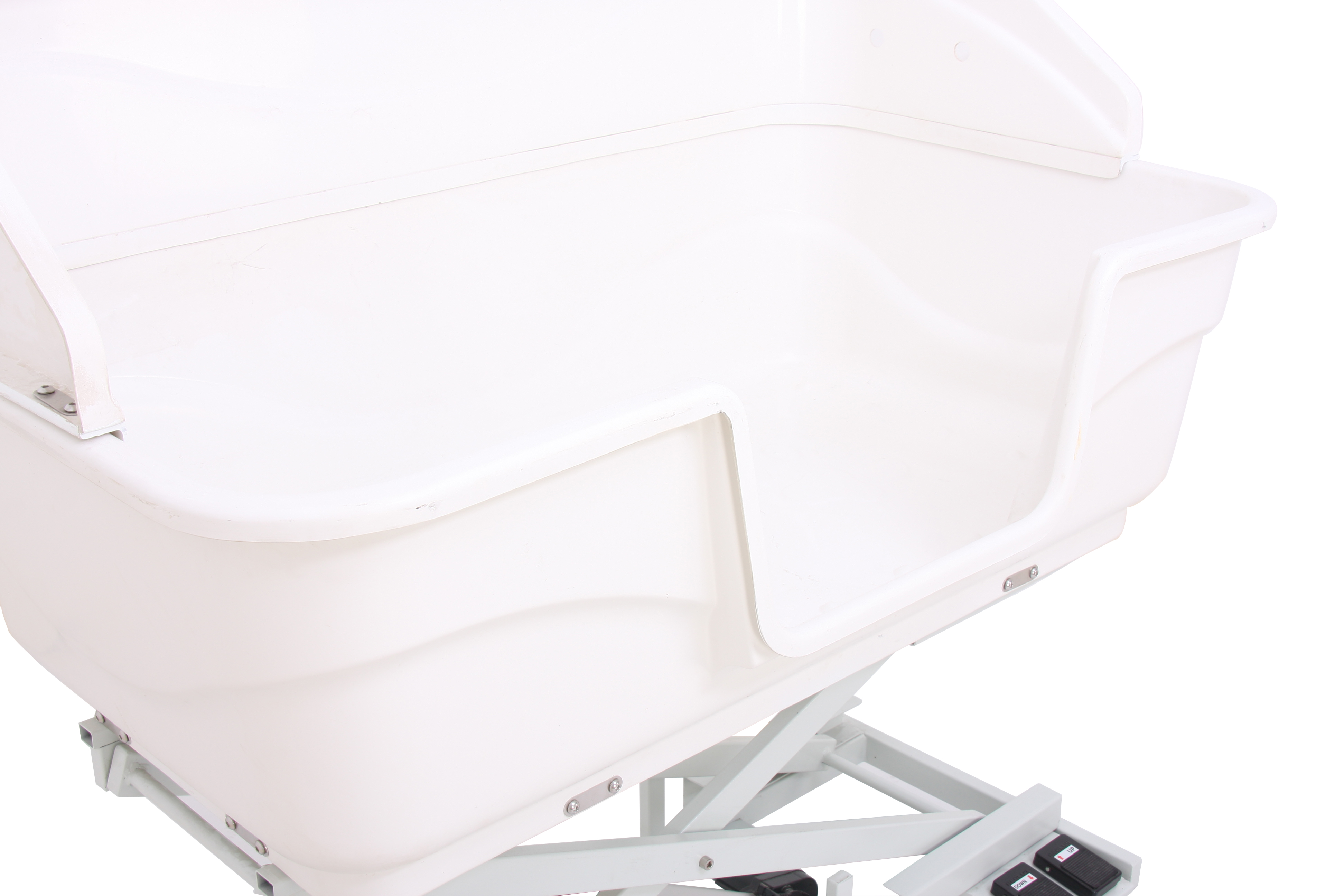 Bañera eléctrica de fibra de vidrio para perros