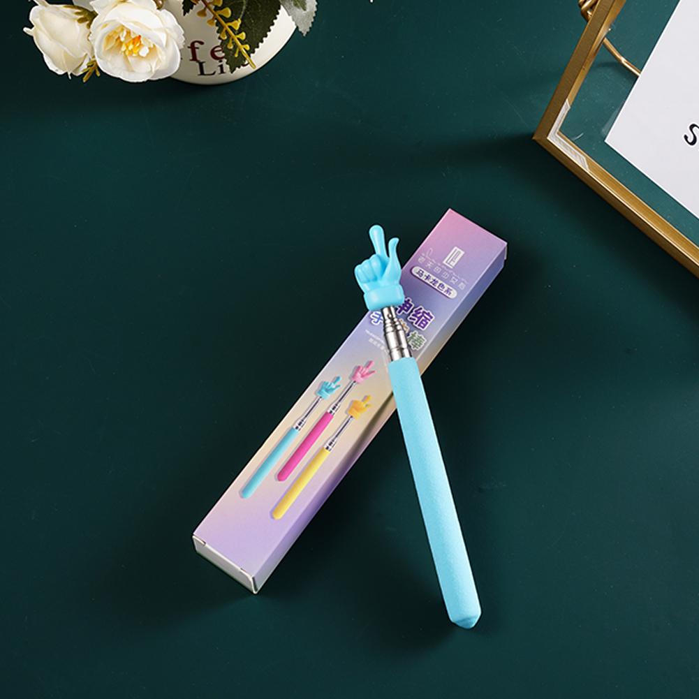 Telescopic Teacher Pointer Stick Extendable Hand Pointer Finger Pointer Stick Presenter Whiteboard Pointer for Student Classroom