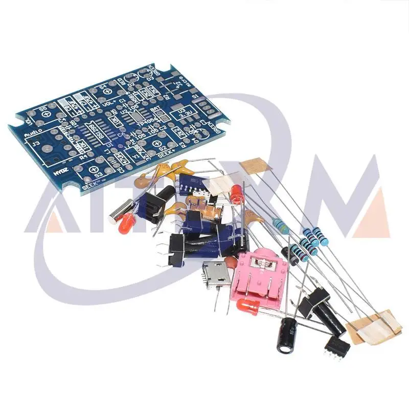 DIY Electronic Kits Wireless Stereo FM Radio Receiver Module PCB 76MHz-108MHz DC 1.8V-3.6V