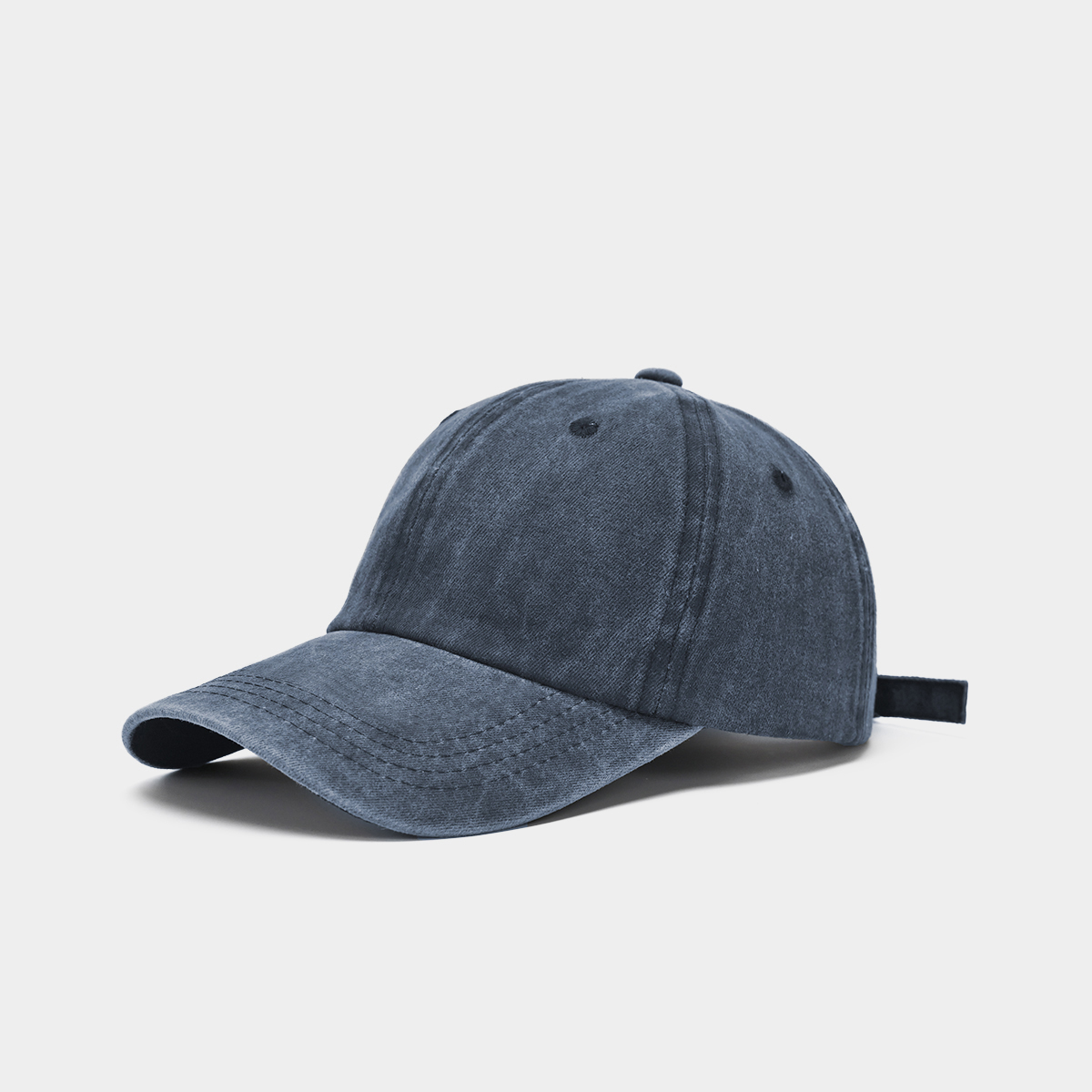 Casquette de baseball délavée pour hommes, carreaux de document, version coréenne, casquette breton simple, solide, chapeau de soleil de sport