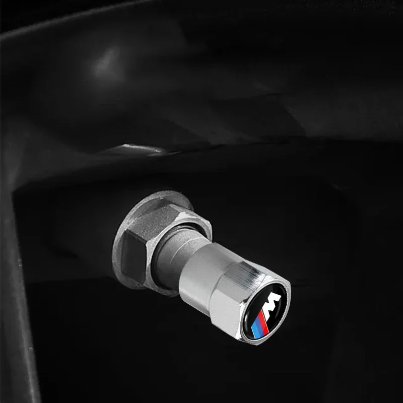 4 Uds cubierta de válvula de metal para neumático de rueda de coche Defender decorativo para BMW M F20 E36 E92 E87 E30 E46 E91 F31 X5 E53 E34 F11 E70 F25 E53