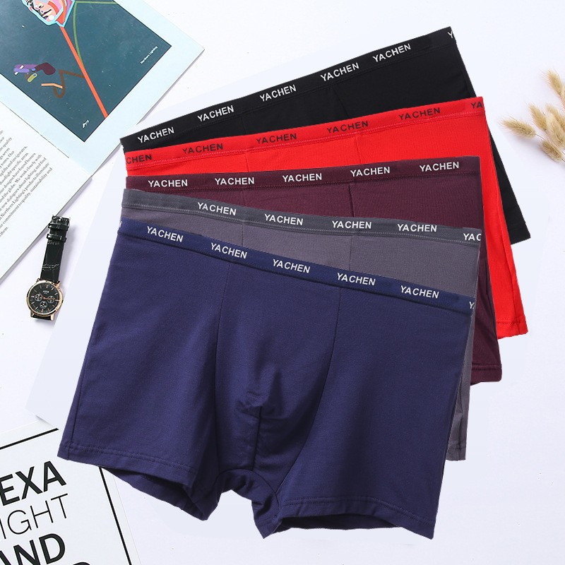 Bragas masculinas de bambú, ropa interior Sexy para hombres, Cuecas Boxer, nuevos calzoncillos Boxer de moda, ropa interior para hombres, 4 unids/lote, envío gratis