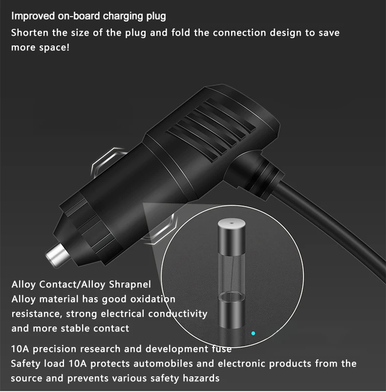 3 in 1 Dual USB Socket 120 W Sigarettenaansteker Splitter 12 V 24 V Snelle Oplader plug Telefoon Power Adapter voor Auto Dvr g