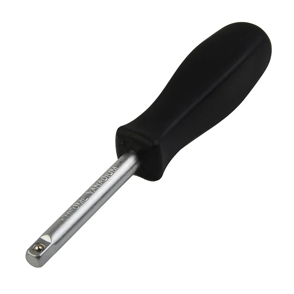 Llave inglesa de 150 MM, llave de tubo con mango de accionamiento cuadrado hembra de 1/4 pulgadas para llaves de trinquete voladoras pequeñas, conectores AD de varilla deslizante
