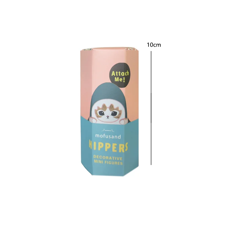 ใหม่ Mofusand กล่องตาบอด Hippers Mini รูป Shark Cat Action Figure ของเล่นสําหรับแฟนๆเด็กคริสต์มาสของขวัญ