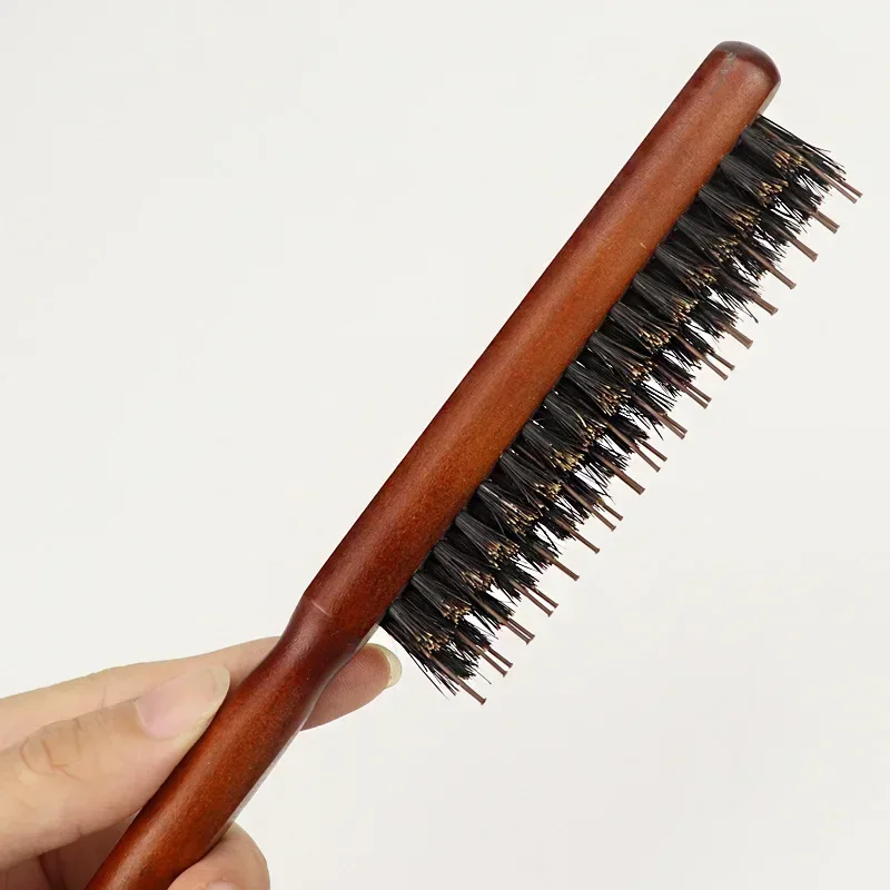 Cepillos para el cabello profesionales para salón, peine de línea delgada de madera, extensión de cepillo para el cabello, herramientas de estilismo de peluquería