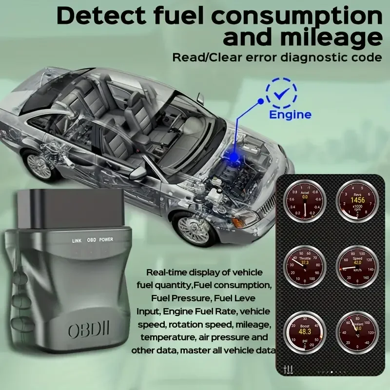 ELM327 nowy Bluetooth 4.0 EOBD/OBD II skaner czytnik kodów wyczyść narzędzie diagnostyczne błędów sprawdź lampkę silnika dla IOS/Android/PC