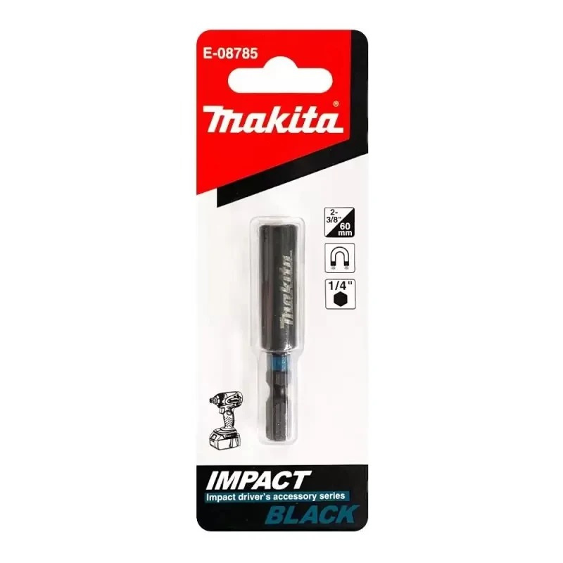 MAKITA E-08785 extensión de soporte de broca magnética de impacto 1/4 "hexágono resistente a la oxidación Taladro Inalámbrico accesorios de herramientas eléctricas