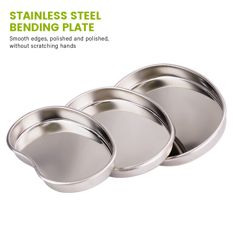 1 szt. Taca ze stali nierdzewnej w kształcie nerki, sterylizowana, do narzędzi medycznych, dentystycznych, chirurgicznych, kosmetycznych i do tatuażu - dostępne 3 rozmiary