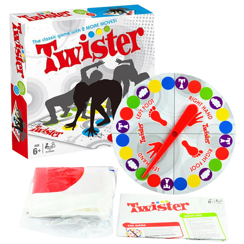 Juego de fiesta familiar, juegos Twister, juguetes para interiores y exteriores, juego divertido que torce el cuerpo para niños, deportes para adultos, ayudas interactivas para grupos