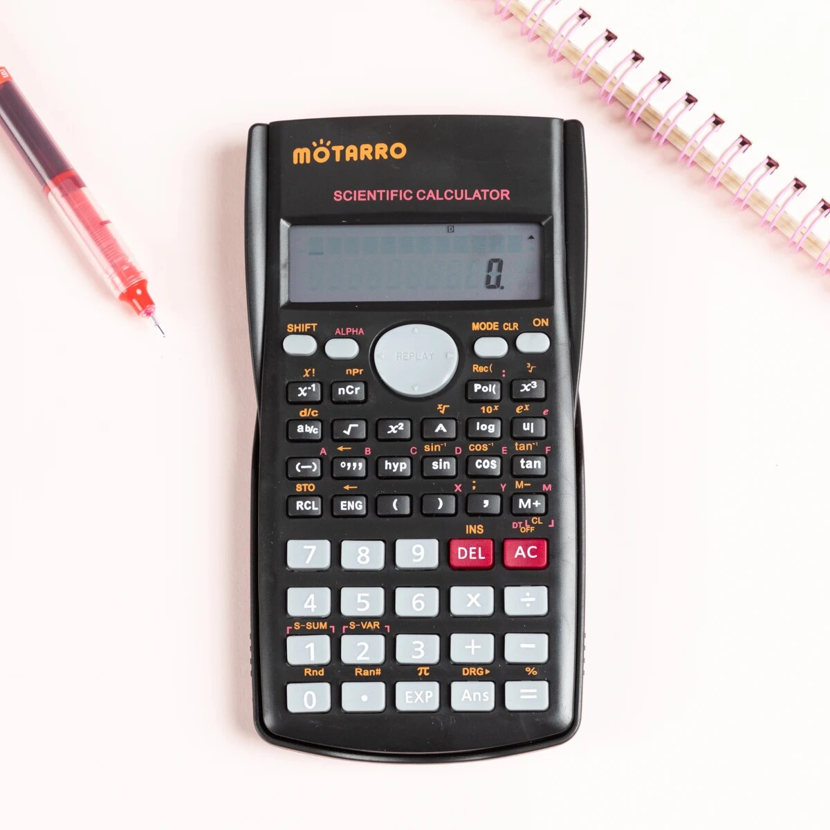 MOTARRO-calculadora multifuncional portátil para estudiantes, pantalla grande, Papelería, Material Escolar y de oficina