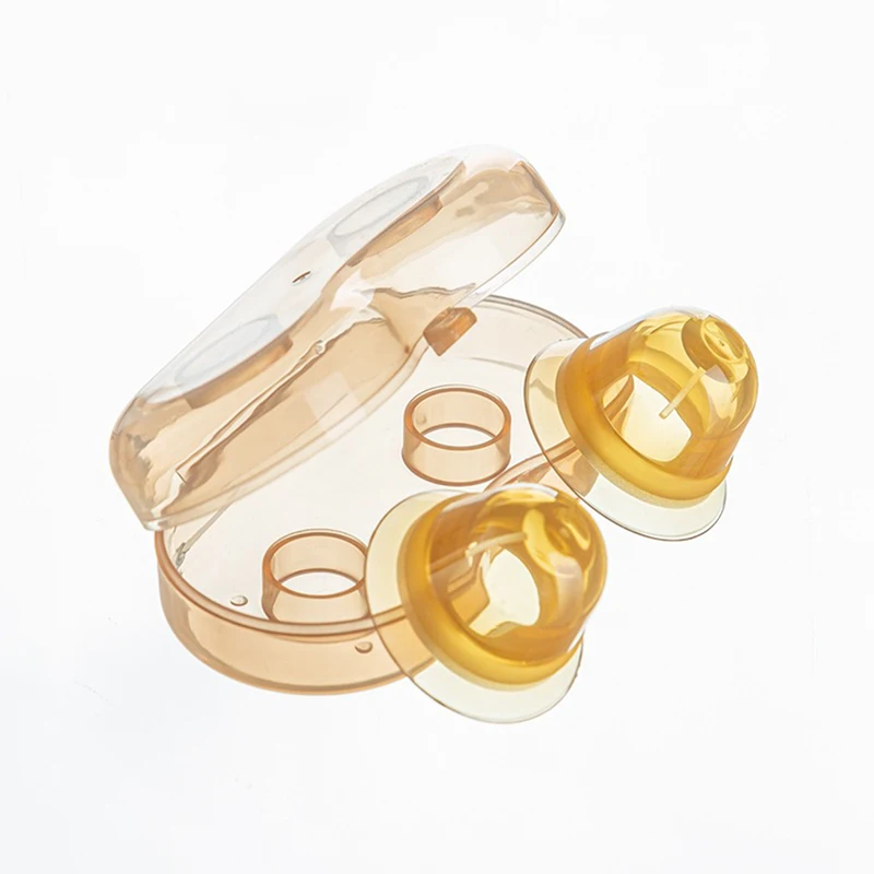 Silicone Nipple Corrector para mamilos invertidos planos, Escudo Otário, 2pcs
