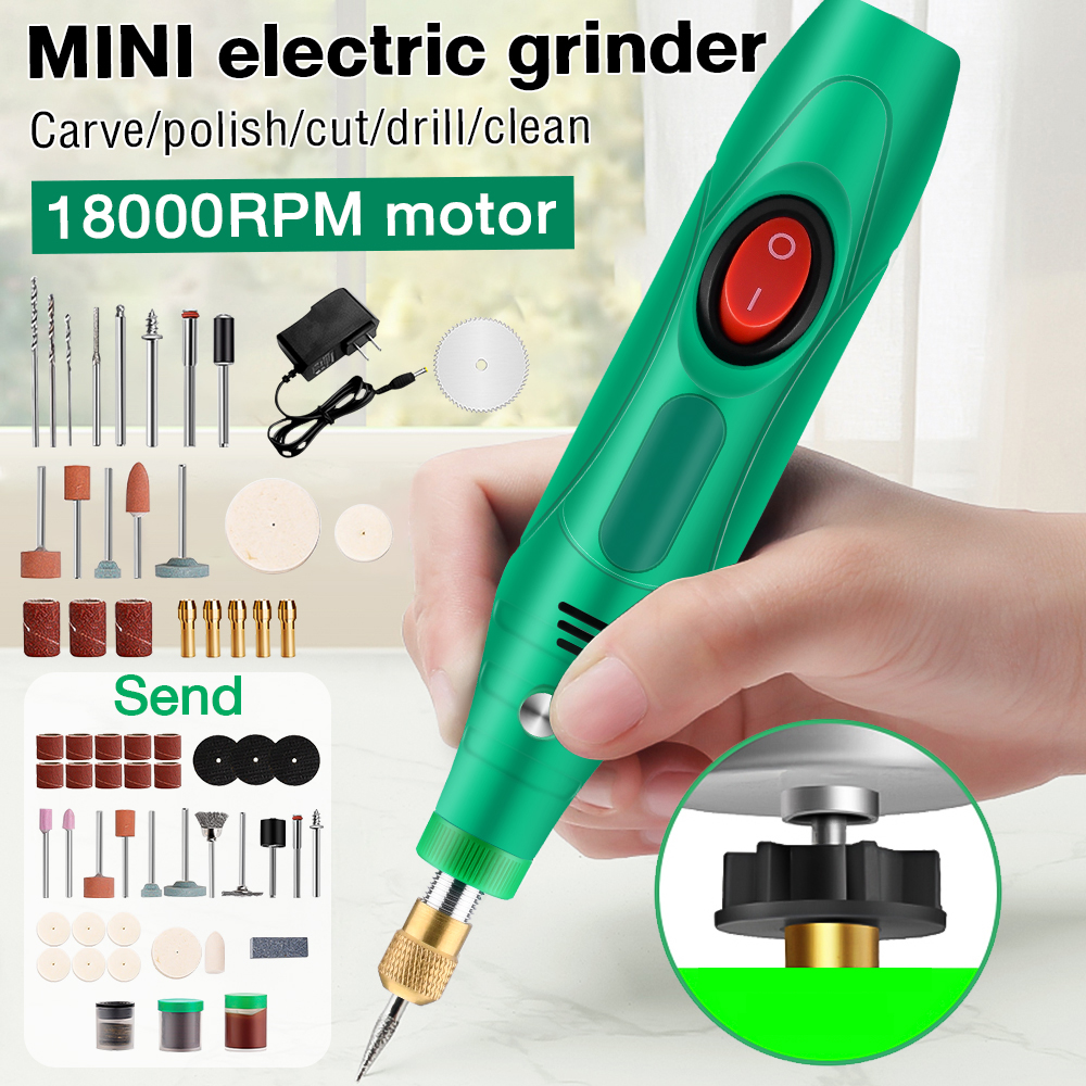 110-240V Mini Drill Polishing  Engraver Pen Grinder Electric Rotary Tool Grinding Machine Miniature Household Tool