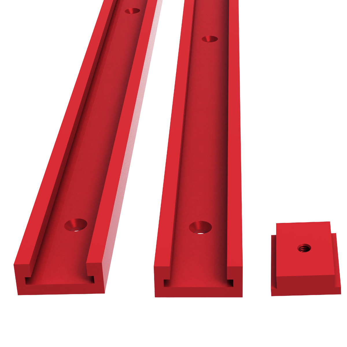 Aluminium 50cm T30 T-track and T-Slider T Slot Miter Track Jig - Miter Gauge Guide Chute for Workbench / Saw Router Table Tool