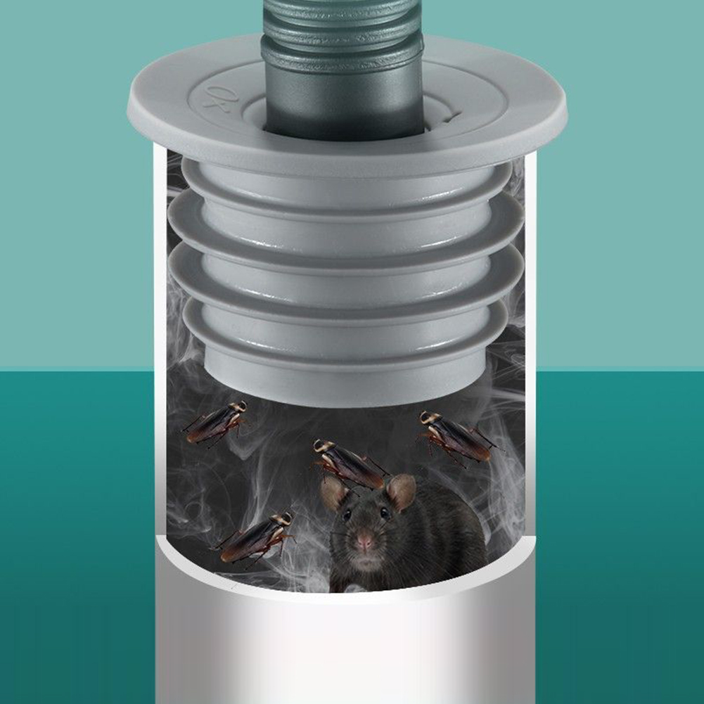 Sewer Anti-odor Floor Drain Pipe Seal Washing Machine Silicone Sealing Ring 2.09"/2.52"/3.43" Washing Machine/sink Drains