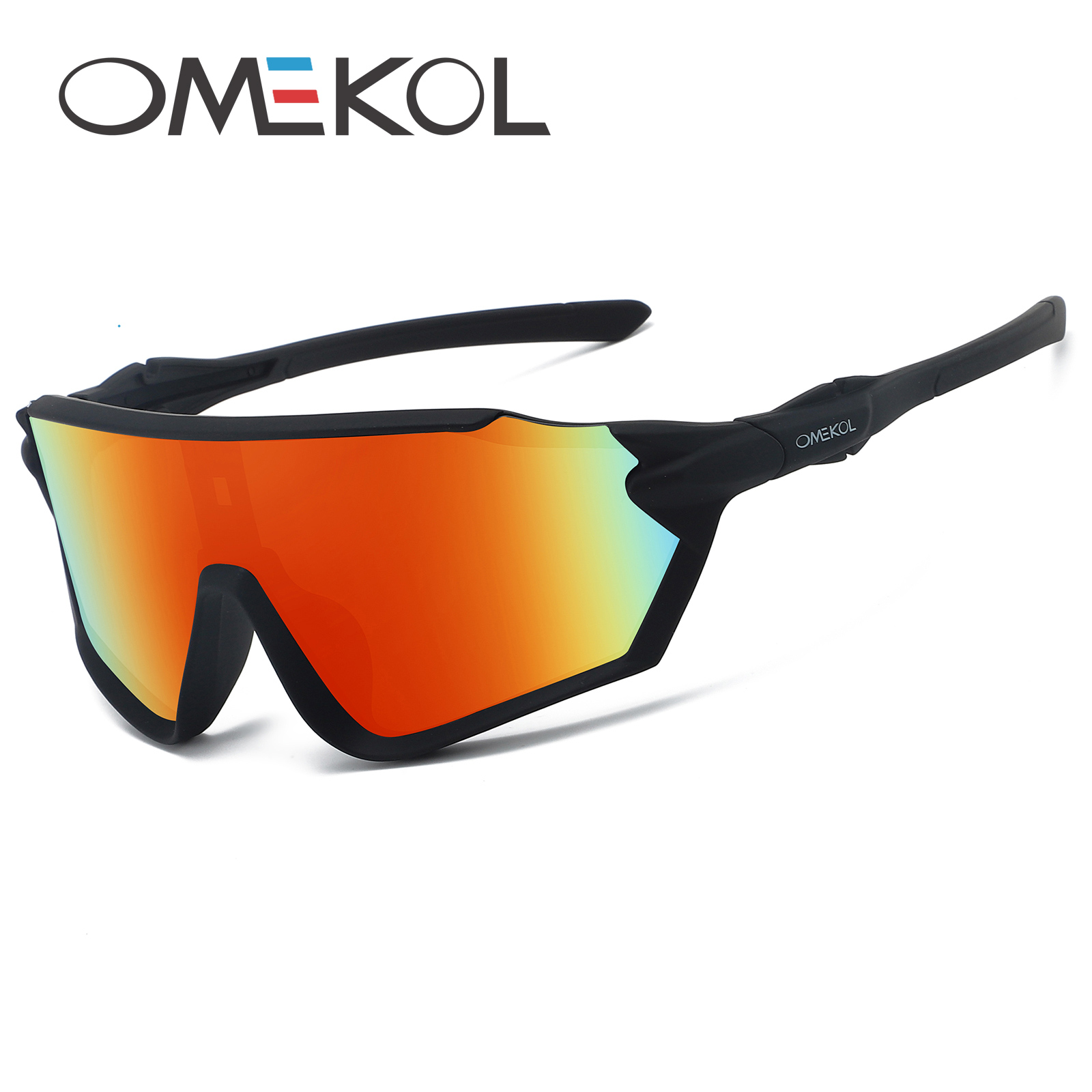 OMEKOL-Gafas de sol con protección UV400 para hombre y mujer, lentes de sol para ciclismo, pesca, béisbol, Softball, deportes al aire libre, nuevas