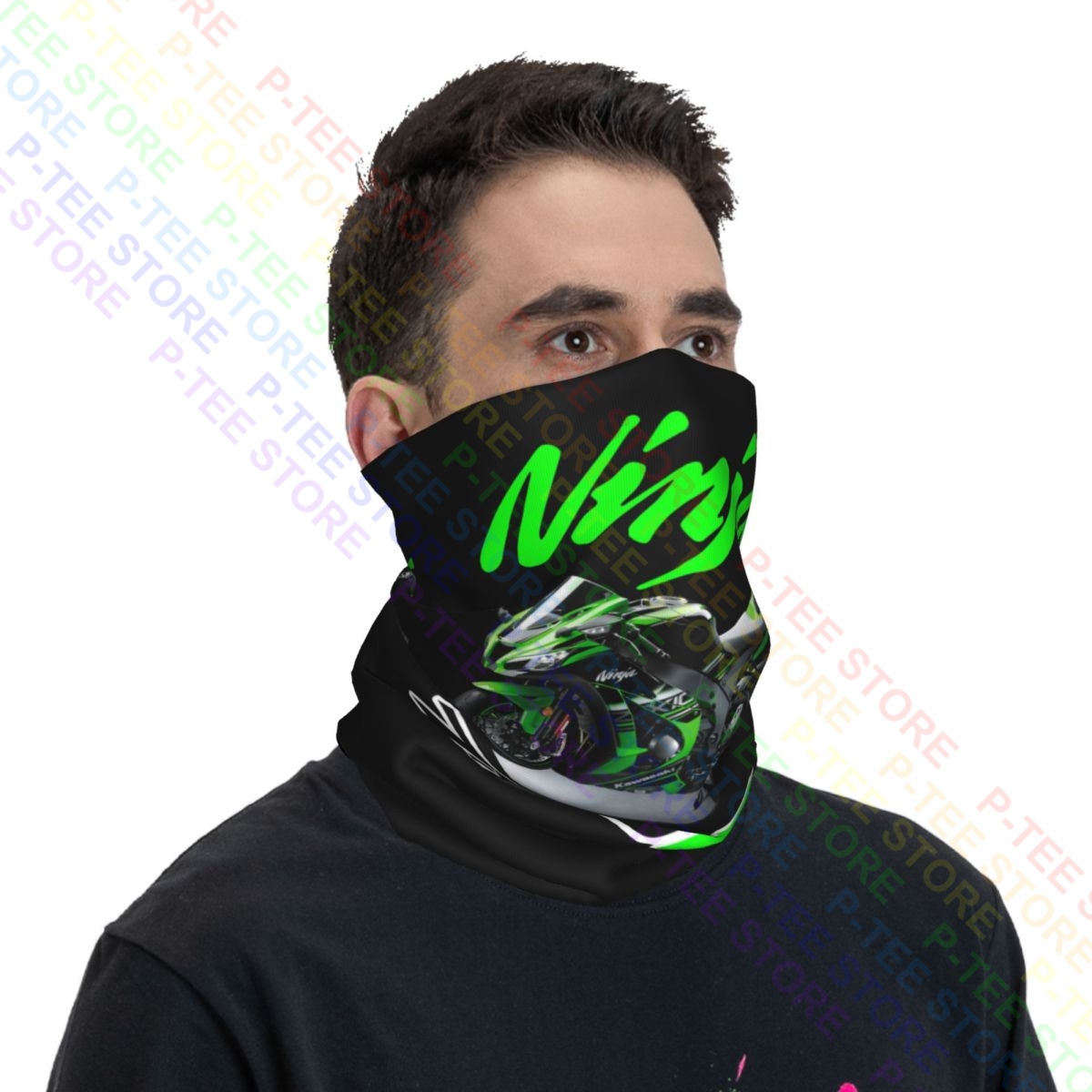 Wsbk Ninja Zx-10R & Zx-10Rr cuello polaina Bandana bufanda máscara facial Suave Anti-uv deportes al aire libre