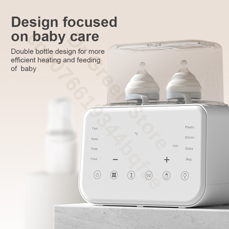 Professional Multi-functional Double Bottle Milk Warmer / Automatic Milk Warmer / Defrosting and Heating Breastmilk Warmer