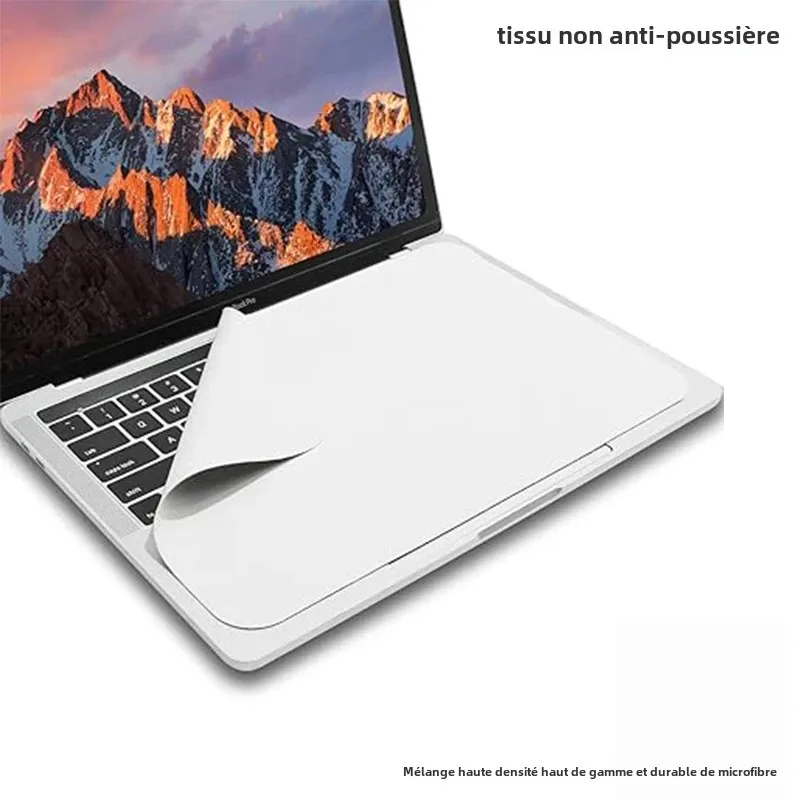 Per MacBook Pro 13/15/16 pollici in microfibra antipolvere panno per la pulizia dello schermo del computer portatile protettivo notebook palmo tastiera coperta copertura