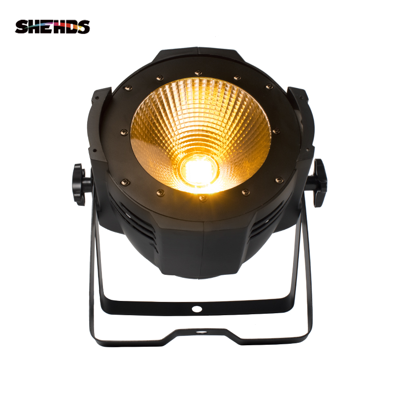 SHEHDS-Lumière COB 2 en 1 avec Porte de Grange pour ixde Mariage, Éclairage de Scène de Restaurant et de Théâtre, Blanc Chaud et Froid, 200W