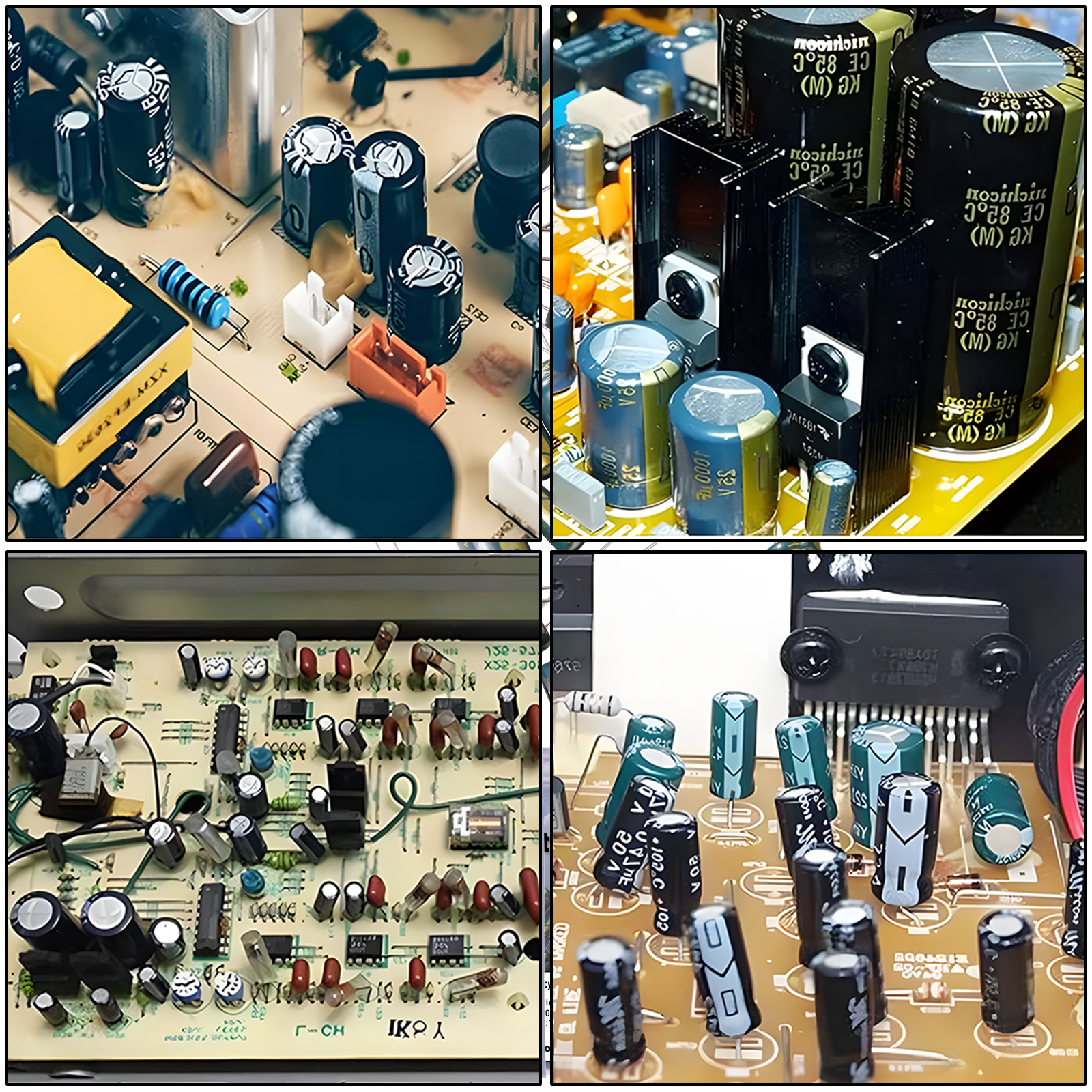 391 Uds Kit de condensadores electrolíticos de aluminio de alta frecuencia 10v 16v 25v 35v 50v 400v 10uf 100uf 470uf 1000uf