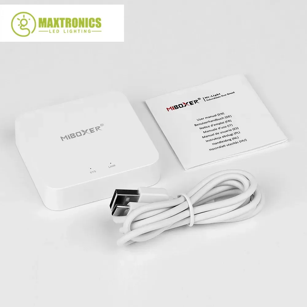 Neue Miboxer WL-Box2 Wifi LED Controller 2,4 GHz Gateway DC5V System Drahtlose APP Steuerung für Led Streifen Licht Kompatibel mit APP