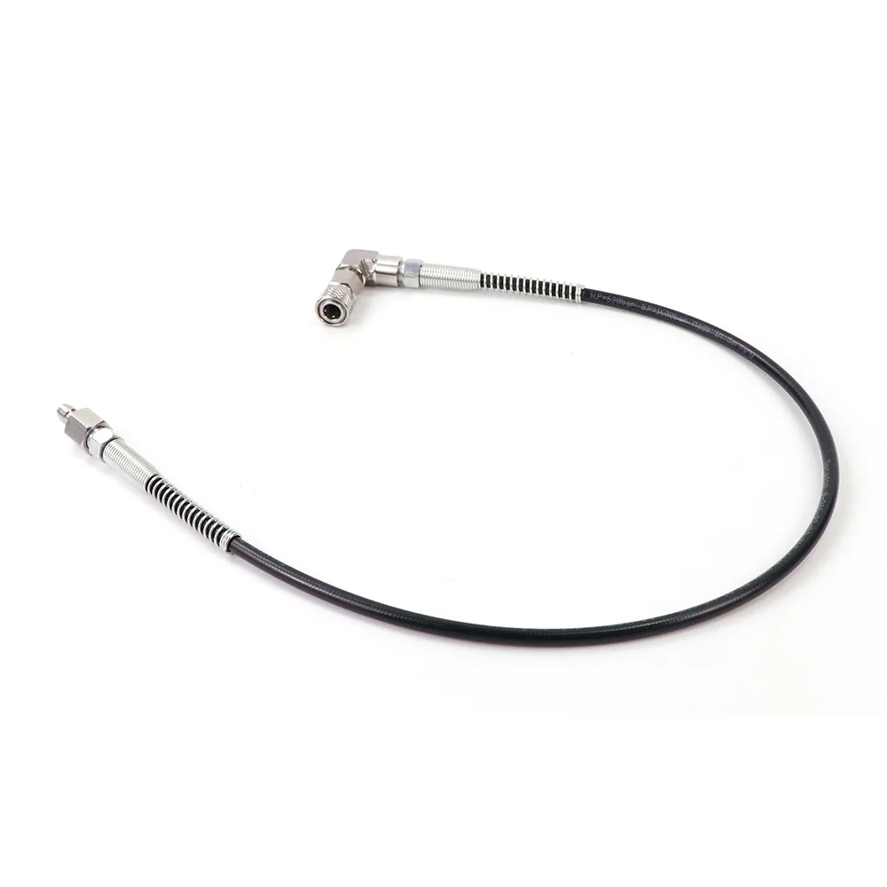 New High Pressure Whip Hose Charging Hose With 90-degree Adapter Remote Fill Extension