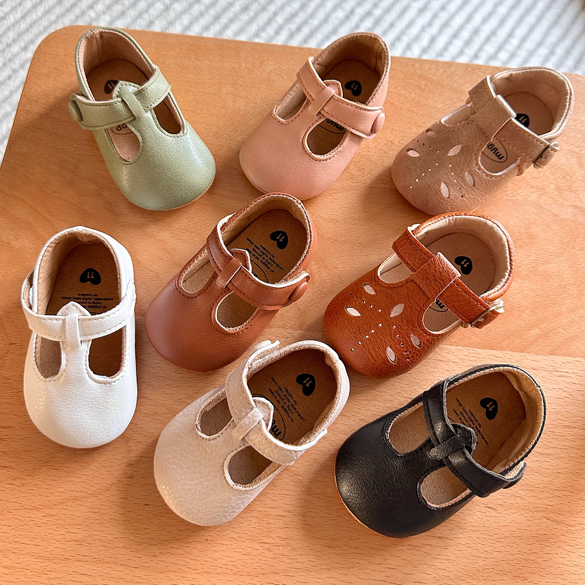 Baby-Mädchen-Schuhe, mehrfarbig, Prinzessinnen-Kleinkind-Schuhe, weiche Sohle, rutschfeste Krippenschuhe, erste Wanderer, 0–18 Monate