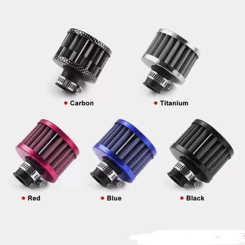 Universal Interface Car Air Filters Small 12mm For Motorcycle Turbo High Flow Racing Cold Air Intake Filter Mushroom Head