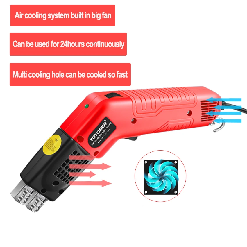 Herramienta de corte de espuma eléctrica con refrigeración por aire, máquina con ranura de espuma de poliestireno, placa ranurada, cuchillo calefactor de espuma para tallar, cuchillo caliente de poliestireno