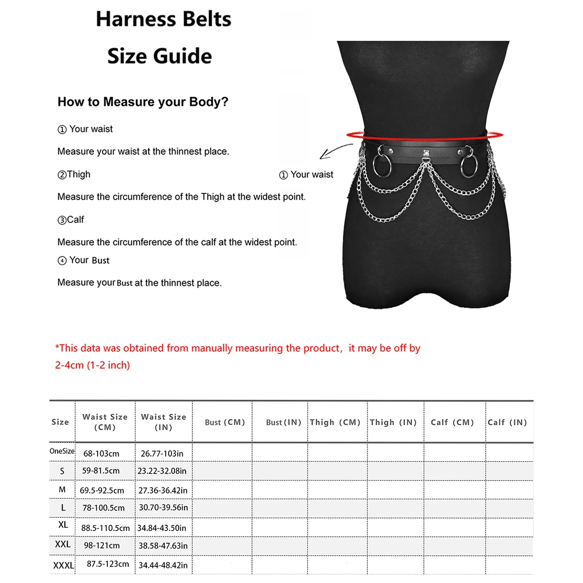 Frauen Sexy Bein Kette Harness strumpfband Taille Korsett Gürtel Leder Harness Taille Oberschenkel Harness Gothic Kleidung Zubehör