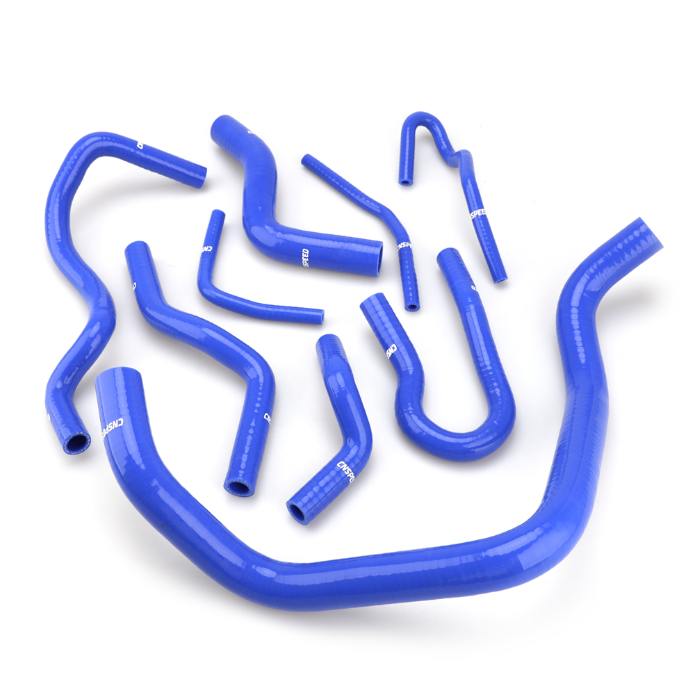 シリコンラジエーターホークキット,カーアクセサリー,ホンダシビック,1992 1993 1994-1995 d15 d16 eg,ブルー,9個