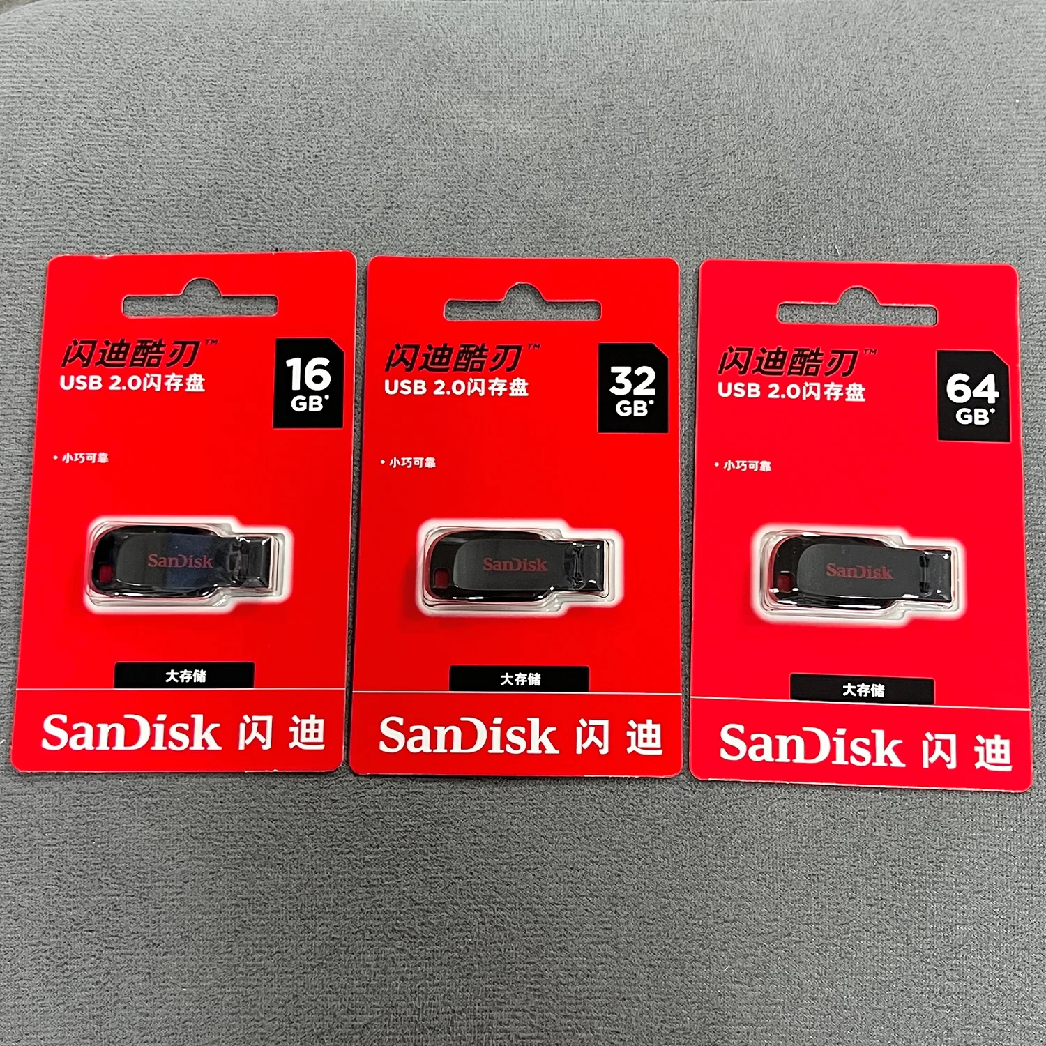 Original SanDisk Cruzer Blade USB Flash Drive 16GB 32GB Memory Stick 64GB 128GB Portable USB Storage Disk For Computer