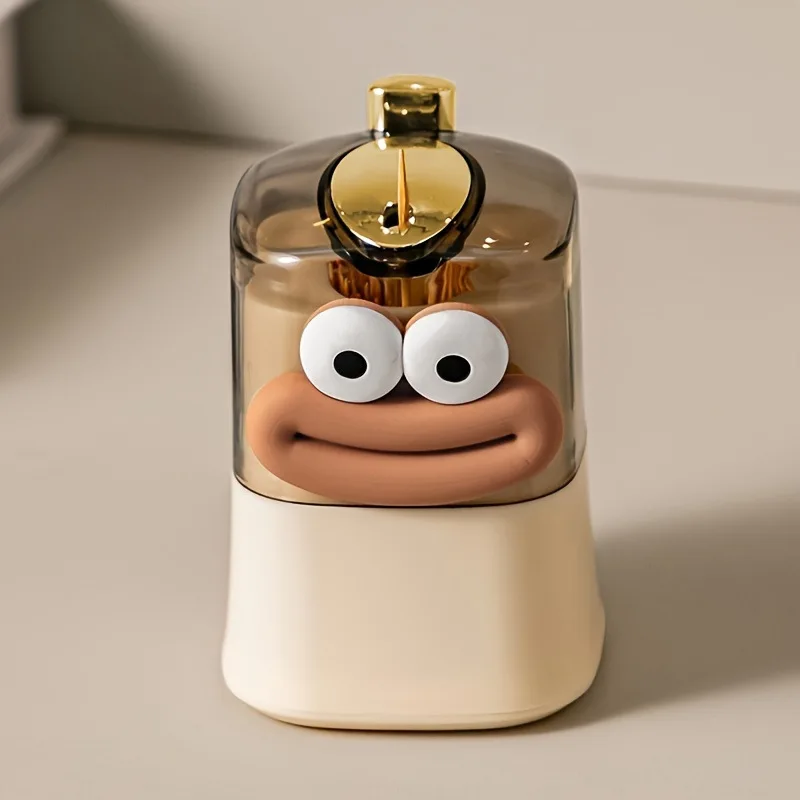 De creatieve tandenstokerdoos stopt automatisch een nieuwe draagbare cartoon tandenstokerhouder uit voor zowel thuis als commercieel gebruik