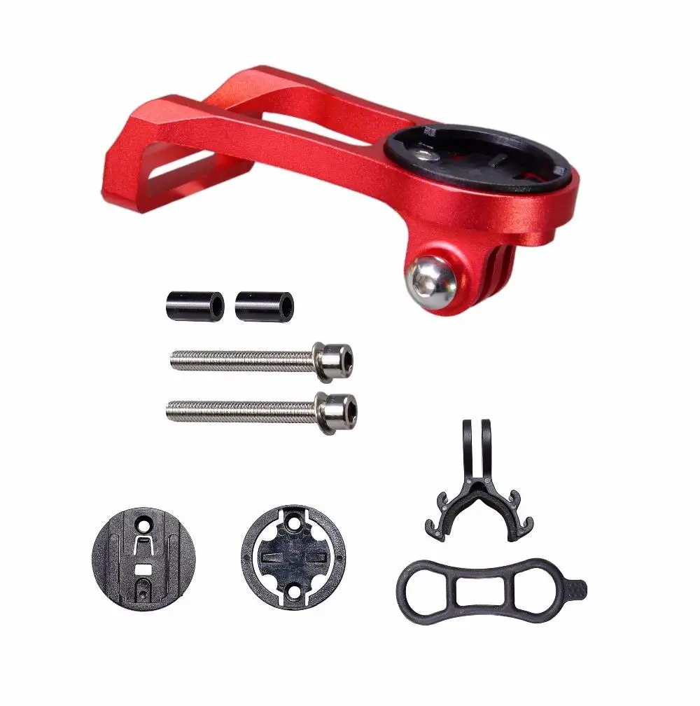 Aluminium Alloy Bicycle Computer Mount Holder Headlight Clamp Bike Handlebar Extension Bracket Adapter for GARMIN Edge GPS Gopro