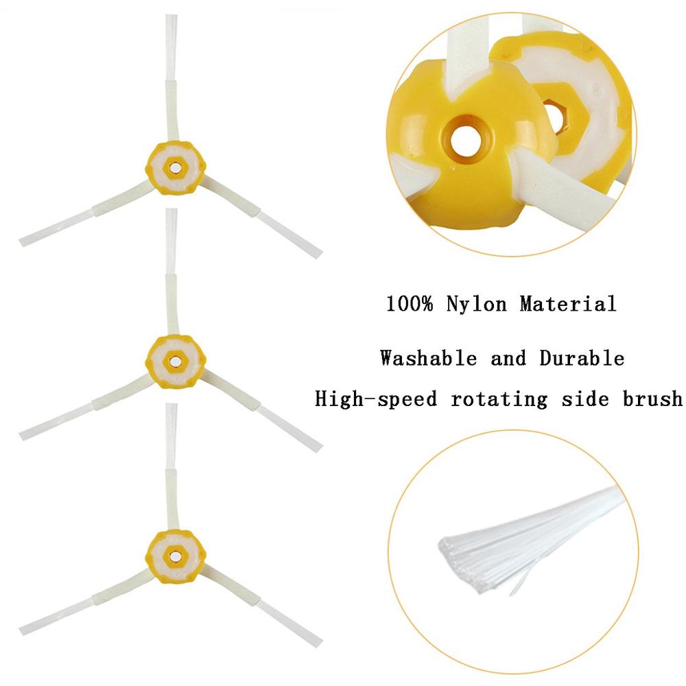 iRobot Roomba 600 시리즈용 교체 부품 키트 610 620 625 630 650 660 진공 비터 강모 브러시 + Aero Vac 필터 + 사이드 브러시