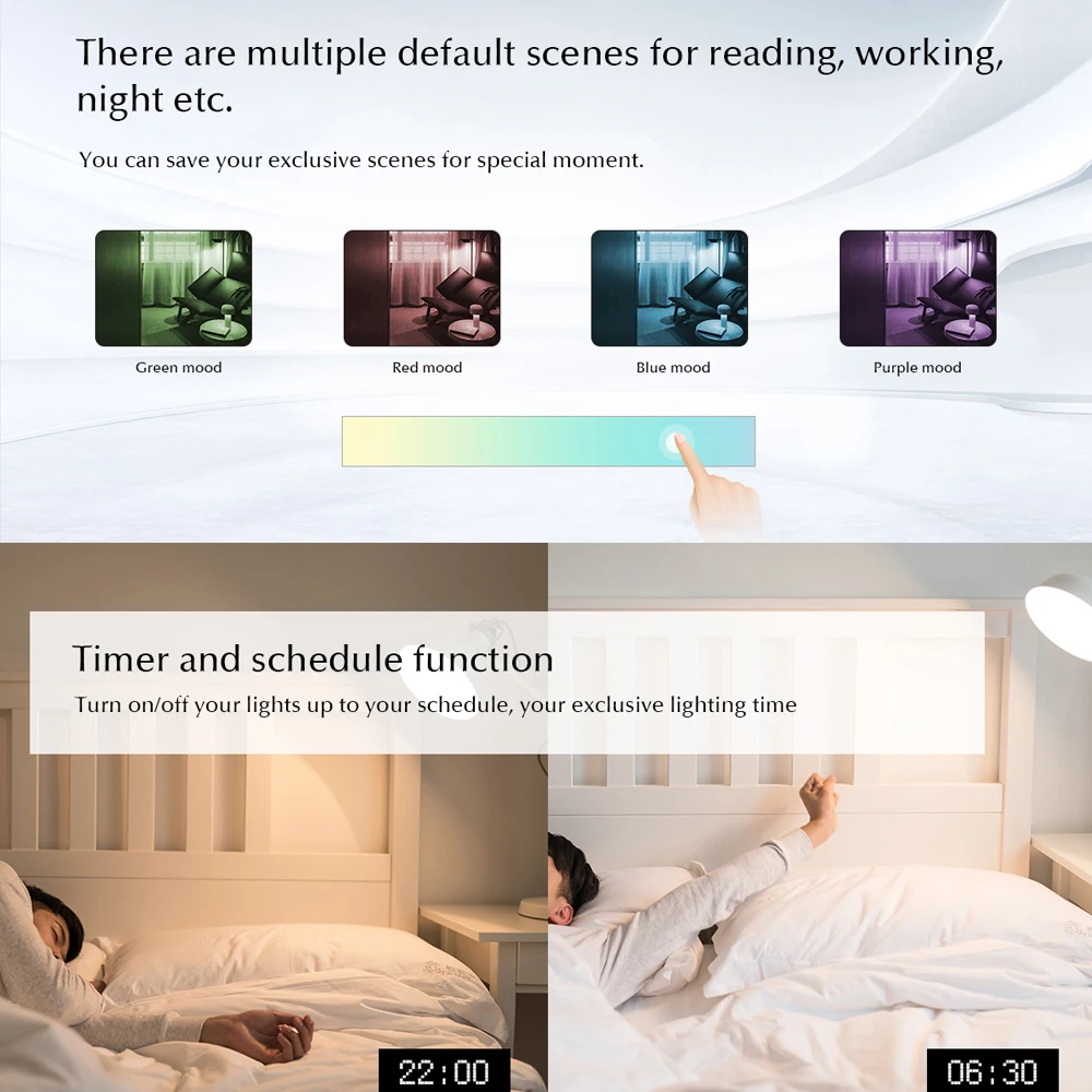 TUYA WiFi 5 In 1 LED Controller KIT RF 2.4G Glass Wall Mounted Touch Panel RGBCCT LED Smart Dimming Control DC 12V 24V Dimmer