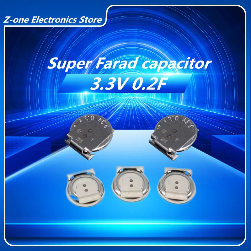 Конденсатор 3.3V0.2F SMD DSK-3R3K204T614-KL двухслойный конденсатор 3.3V0.2F