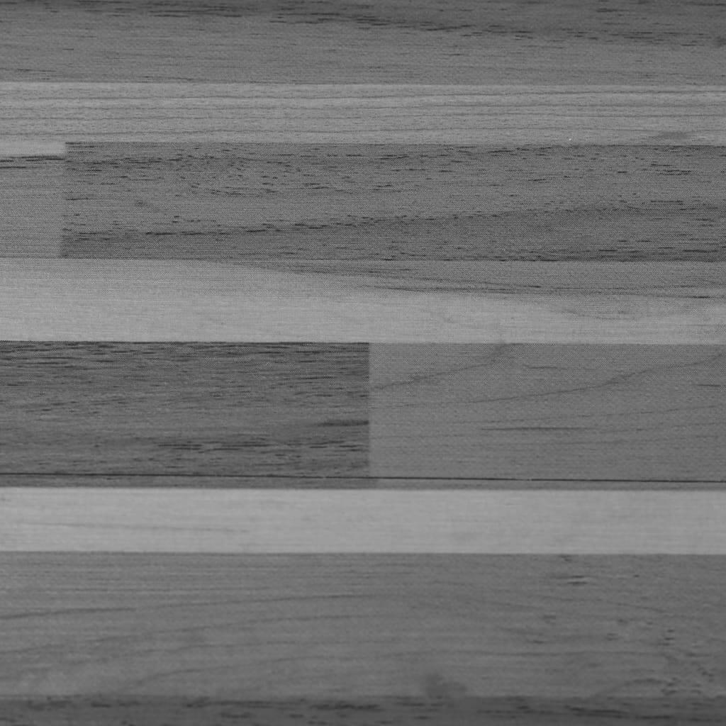 Self-Adhesive PVC Flooring Planks - 4.46 m², 3mm Thick, Stylish Striped Grey Design