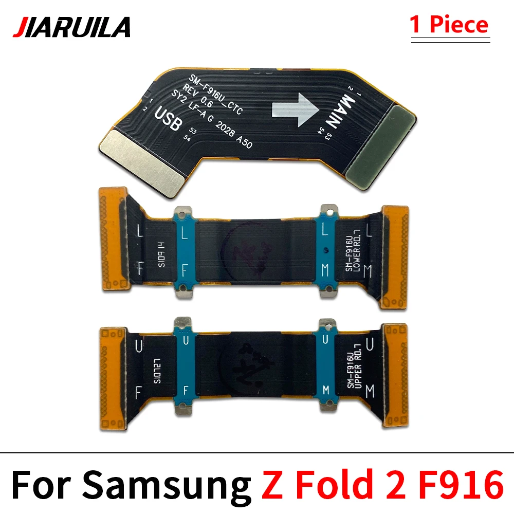 Motherboard-Anschluss LCD-Display-Kabel für Samsung Z Fold 2 3 4 5 F916 F936 F946 F900 Spin Axis Flexkabel