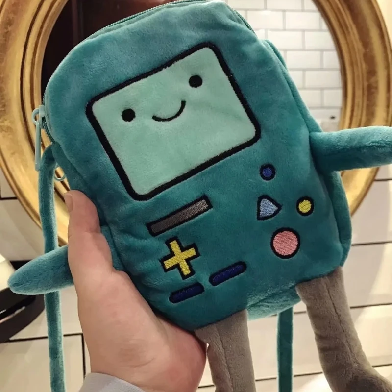 การ์ตูนFinn & JakeรูปCrossbodyกระเป๋าตุ๊กตาเหรียญกระเป๋ากระเป๋าอะนิเมะBMOและกระเป๋าตุ๊กตาของเล่นเด็กหญิงเด็กชายวันเกิด...