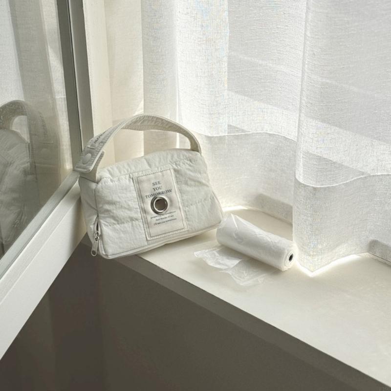 F19f compacto compacto lençolamente lençolamente para o organizador carrinho Caixa caixa tecido portátil com alça